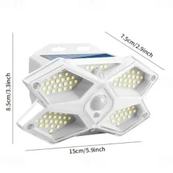 Solar Flood Lights Outdoor Waterproof Wall Lamp Motion Sensor Street Light Security Flood Lamp Garden Decor Landscape Lighting