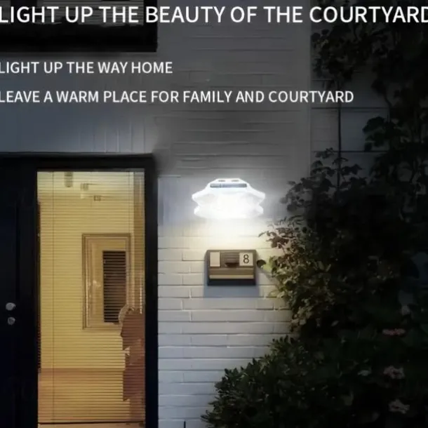 Solar Flood Lights Outdoor Waterproof Wall Lamp Motion Sensor Street Light Security Flood Lamp Garden Decor Landscape Lighting