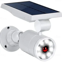 Solar Flood Lights Outdoor Motion Sensor 1400lm LED Spotlight 9W(130W Equiv.) Solar Flood Security Lights for Garden Driveway Patio Yard Path Porch Deck