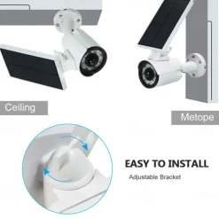 Solar Flood Lights Outdoor Motion Sensor 1400lm LED Spotlight 9W(130W Equiv.) Solar Flood Security Lights for Garden Driveway Patio Yard Path Porch Deck