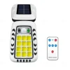 Solar Flood Lights Remote Control Solar Outdoor Wall Lamp Household Outdoor Floodlight Courtyard Folding Outdoor Street Light 1PC