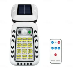 Solar Flood Lights Remote Control Solar Outdoor Wall Lamp Household Outdoor Floodlight Courtyard Folding Outdoor Street Light 1PC