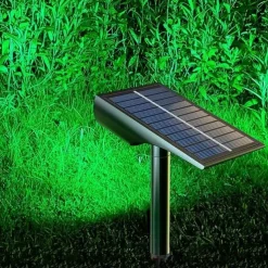 Solar Flood Lights Spotlight 9LEDs Outdoor Waterproof Floodlight for Garden Swimming Pool Pond Courtyard Landscape Decor Lighting