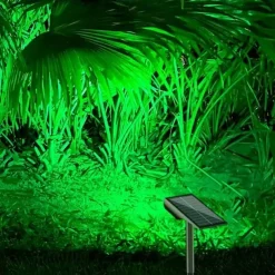 Solar Flood Lights Spotlight 9LEDs Outdoor Waterproof Floodlight for Garden Swimming Pool Pond Courtyard Landscape Decor Lighting