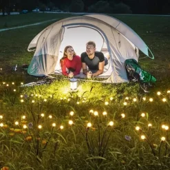 Solar Garden Light Waterproof Firefly Lights Outdoor Starburst Swaying Lights 2 Modes 6/8/10 Heads for Yard Patio Pathway Decoration