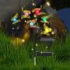 Solar Garden Lights Butterfly Garden Decor Landscape Solar Butterflies Swaying Lights Dance in Wind Stakes Yard Patio Lawn