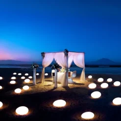 Solar Garden Lights Outdoor Glow Cobblestone Shape Lamp Garden Decor Light RGB Waterproof Landscape Night Lights for Lawn Patio Path Wedding