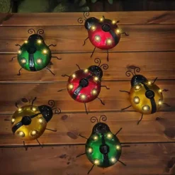 Solar Ladybug Light Outdoor Garden Light Yard Lawn Aisle Courtyard Landscape Decoration