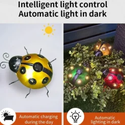 Solar Ladybug Light Outdoor Garden Light Yard Lawn Aisle Courtyard Landscape Decoration