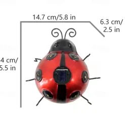 Solar Ladybug Light Outdoor Garden Light Yard Lawn Aisle Courtyard Landscape Decoration