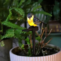 Solar LED Bird light Sparrow Light Animal Solar Garden Light Waterproof LED Outdoor Solar Light Lawn Light Garden Decoration 1PC