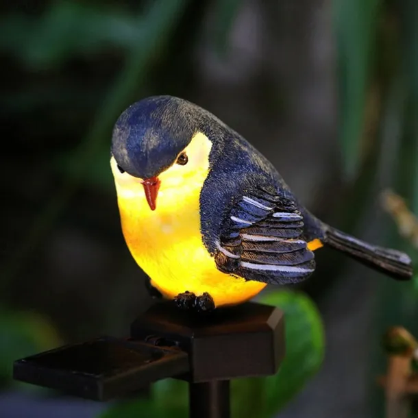 Solar LED Bird light Sparrow Light Animal Solar Garden Light Waterproof LED Outdoor Solar Light Lawn Light Garden Decoration 1PC