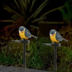 Solar LED Bird light Sparrow Light Animal Solar Garden Light Waterproof LED Outdoor Solar Light Lawn Light Garden Decoration 1PC