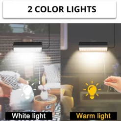 Solar Light Outdoor Pendant Light Automatic Sensor Switch Double Head Garden Lights Used In Gardens Yards Indoors Etc.