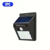 Solar Motion Sensor Wall Light 20LEDs Tri-operating Modes IP65 Waterproof Outdoor Light for Yard Garden Fence Garage