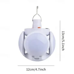 Solar Outdoor Folding Light Rechargeable Night Light for Outdoor Camping Emergency Lights