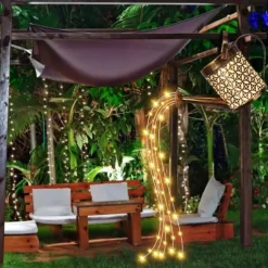 Solar Outdoor Lights LED Garden Patio Lamp Waterproof Watering Can Kettle LED Fairy Light Lawn Lamp Garden Decor Landscape Yard Lawn Fence Lighting