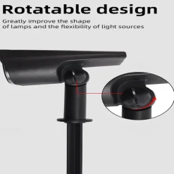 Solar Outdoor Pathway Spot Lights - 7LED Waterproof Garden Landscape Lamp, Solar Spotlight for Garden & Tree Decoration