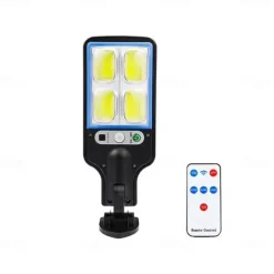 Solar Outdoor Wall Lamp Waterproof Courtyard Garden Human Body Sensing Lighting Street Lamp Villa Courtyard Wall Decoration Lamp Garage Fence Lamp 1PC