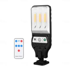 Solar Retro Tungsten COB Wall Lamp Human Body Sensing Street Lamp Outdoor Wall Lamp Road and Household Lighting Lamp Solar Courtyard Lamp 1PC