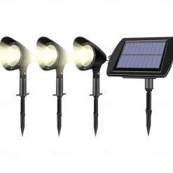 Solar Spotlight Outdoor Garden Landscape Light IP65 Waterproof Lawn Lights Courtyard Park Pathway Lighting