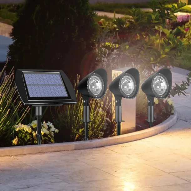 Solar Spotlight Outdoor Garden Landscape Light IP65 Waterproof Lawn Lights Courtyard Park Pathway Lighting