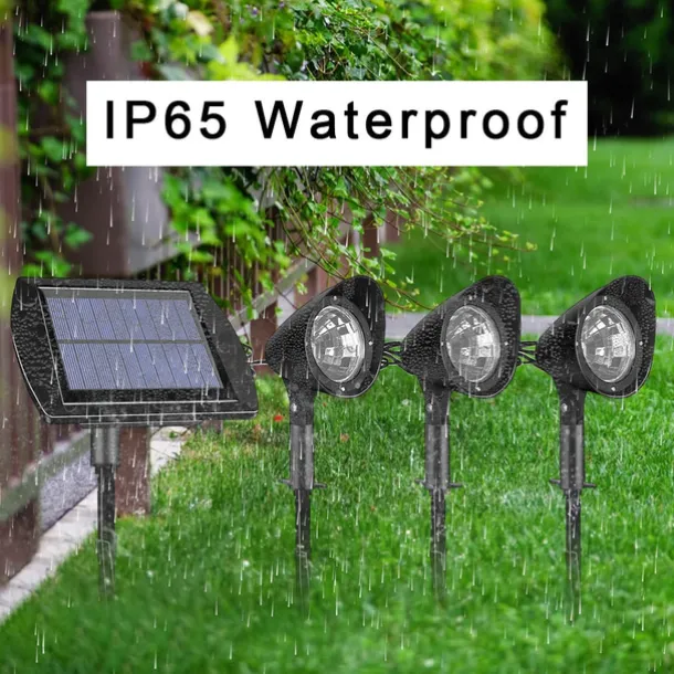 Solar Spotlight Outdoor Garden Landscape Light IP65 Waterproof Lawn Lights Courtyard Park Pathway Lighting