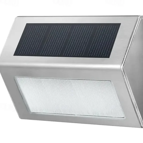 Solar Step Lights Outdoor Wall Lights 2/4 pcs Deck Fence Lights Stair Waterproof Garden Patio Outdoor Wall Lights Solar Waterproof Lighting Decoration Lamp