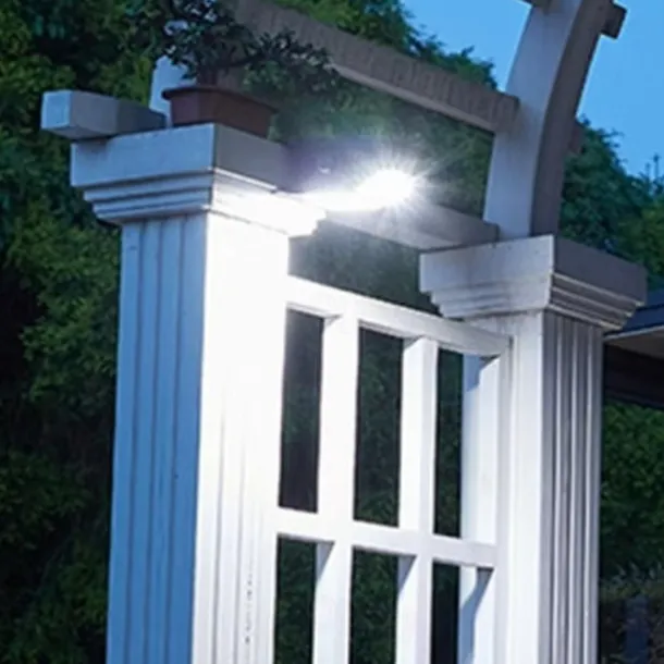 Solar Street Light Usb Direct Charging Led Dual Power Lighting With Three Level Adjustment Intelligent Human Body Sensing Portable Installation Suitable For Garden Self Operated Stores Walls