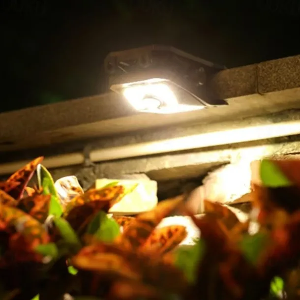 Solar Street Light Usb Direct Charging Led Dual Power Lighting With Three Level Adjustment Intelligent Human Body Sensing Portable Installation Suitable For Garden Self Operated Stores Walls