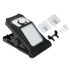 Solar Street Lights Led Wall Light Night Lights Night Lighting White/Warm Light Motion Sensors Human Body Sensing Automatic Start Stop Easy To Install Suitable For Fences Gardens Courtyards Garages