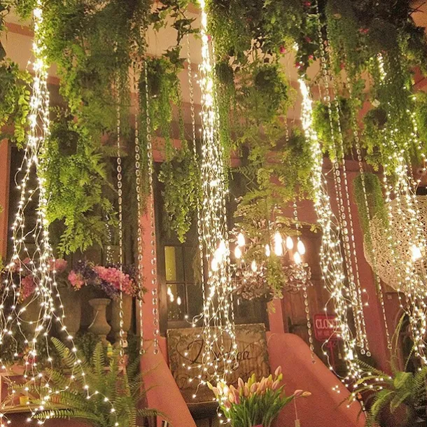 Solar String Lights Outdoor 10 Strands 2M 200LEDs Waterproof Twinkle Starry Fairy Branch Copper Waterfall Light for Garden Fence Tree Flexible Yard Garland Patio Decor Lighting