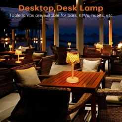 Solar USB Charging Desk Lamp - Outdoor Camping Lamp, Bar & Coffee Shop Dining Table Light, Night Light and Reading Lamp 1PC
