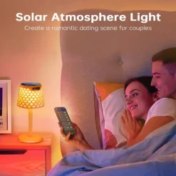 Solar USB Charging Desk Lamp - Outdoor Camping Lamp, Bar & Coffee Shop Dining Table Light, Night Light and Reading Lamp 1PC