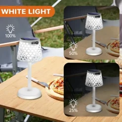 Solar USB Charging Desk Lamp - Outdoor Camping Lamp, Bar & Coffee Shop Dining Table Light, Night Light and Reading Lamp 1PC