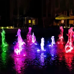 Solar Waterproof Pool Light - 5 Heads 6 LED Beads, Underwater Pond & Aquarium Lighting, Energy-Saving for Outdoor Pathway Garden Patio and Pool 1pc