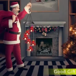 Solar Wind Chimes Red Bird Lights Outdoor Light LED Hanging Light Villa Courtyard Balcony Solar Wind Chimes Lights Christmas Holiday Decoration