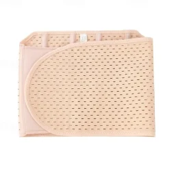 Solid Breathable Tummy Control Belt, Velcro Slimming Postpartum Belly Belt, Women's Underwear & Shapewear