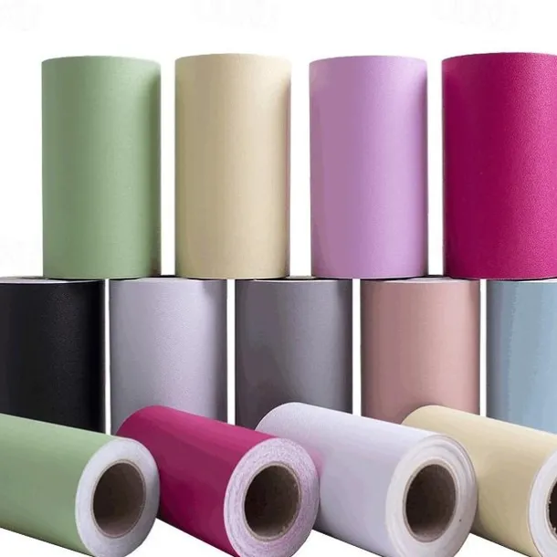 solid color pvc self-adhesive wall stickers border wall stickers beauty edge stickers decorative line stickers glass anti-collision strip waterproof waistline stickers