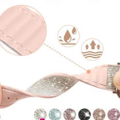 Solo Loop Compatible with Apple Watch band 38mm 40mm 41mm 42mm 44mm 45mm 49mm Glitter Adjustable Silicone Strap Replacement Wristband for iwatch Ultra 2 Series 9 8 7 SE 6 5 4 3 2 1