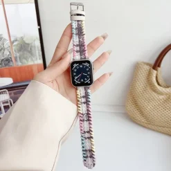 Solo Loop Compatible with Apple Watch band 38mm 40mm 41mm 42mm 44mm 45mm 49mm Adjustable Fabric Strap Replacement Wristband for iwatch Ultra 2 Series 9 8 7 SE 6 5 4 3 2 1