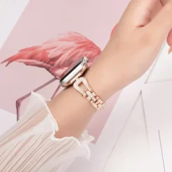 Solo Loop Compatible with Apple Watch band 38mm 40mm 41mm 42mm 44mm 45mm 49mm Women Bling Diamond Adjustable Alloy Strap Replacement Wristband for iwatch Ultra 2 Series 9 8 7 SE 6 5 4 3 2 1