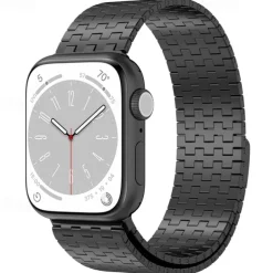 Solo Loop Compatible with Apple Watch band 38mm 40mm 41mm 42mm 44mm 45mm 49mm Magnetic Clasp Adjustable Stainless Steel Strap Replacement Wristband for iwatch Ultra 2 Series 9 8 7 SE 6 5 4 3 2 1