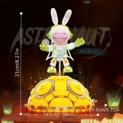 Space Astronauts Music Box Building Blocks Spaceman Exploring Adventure Model Action Figures Bricks Educational Assembly Toy Christmas /Halloween/ Thanksgiving Day Gift