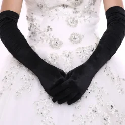 Spandex Elbow Length Glove Bridal Gloves / Party / Evening Gloves / Elegant With Pure Color Wedding / Party Glove
