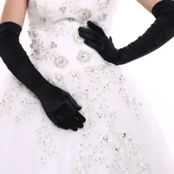 Spandex Elbow Length Glove Bridal Gloves / Party / Evening Gloves / Elegant With Pure Color Wedding / Party Glove