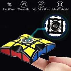 Speed Cube Set 1 pcs Magic Cube IQ Cube 1*3*3 Finger Toy Magic Cube Spinning Top Puzzle Cube Professional Level Gift SpeedToy Gift
