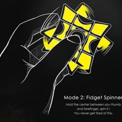 Speed Cube Set 1 pcs Magic Cube IQ Cube 1*3*3 Finger Toy Magic Cube Spinning Top Puzzle Cube Professional Level Gift SpeedToy Gift