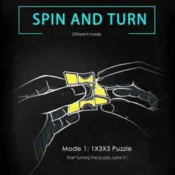 Speed Cube Set 1 pcs Magic Cube IQ Cube 1*3*3 Finger Toy Magic Cube Spinning Top Puzzle Cube Professional Level Gift SpeedToy Gift