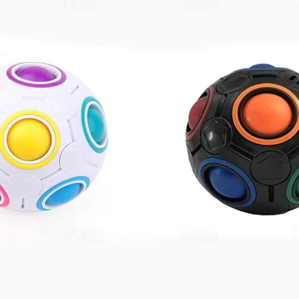 Speed Cube Set 1 pcs Magic Cube IQ Cube Stress Reliever Puzzle Cube BallAdults' Toy Gift